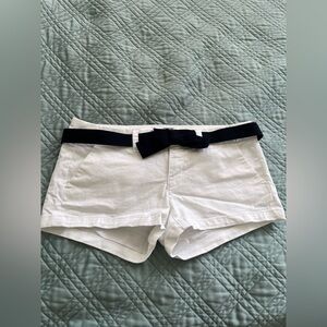 ZARA Elastic Stretchy Bow Belt Navy Small